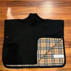 Burberry girls reversible poncho